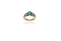 Anello con smeraldo e diamanti - Asta preziosi Anello con smeraldo e diamanti - Asta preziosi
