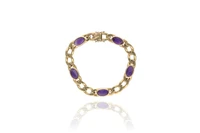 Bracciale con ametiste - Asta preziosi Bracciale con ametiste - Asta preziosi