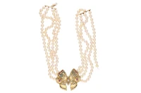 Collana di perle con diamanti, rubini e zaffiri - Asta preziosi Collana di perle con diamanti, rubini e zaffiri - Asta preziosi