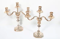 Coppia di candelabri in argento - Asta preziosi Coppia di candelabri in argento - Asta preziosi