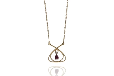 Collana con rubino e diamante - Asta preziosi Collana con rubino e diamante - Asta preziosi
