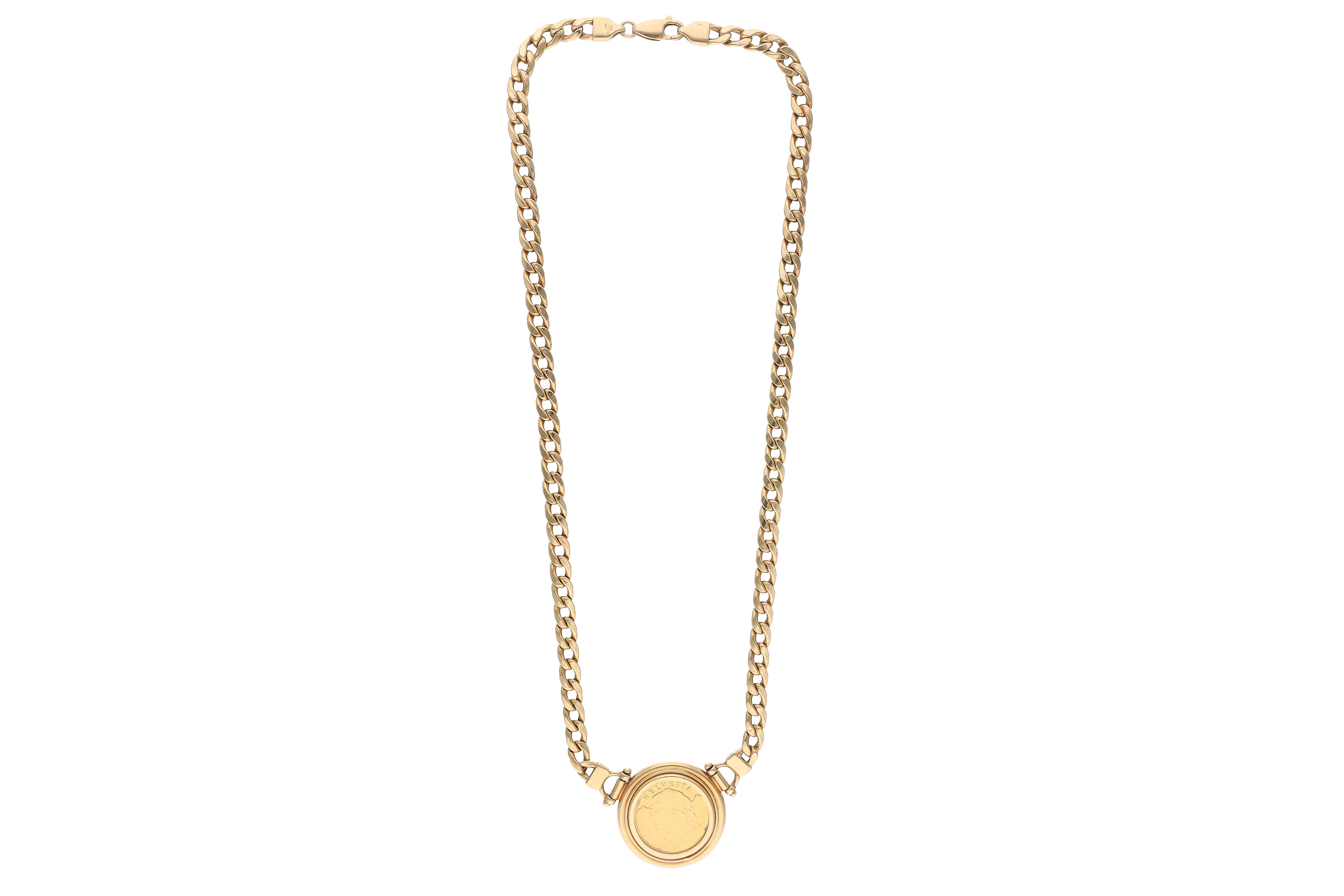 Collana con moneta - Asta preziosi