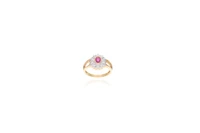 Anello con diamanti e rubino - Asta preziosi Anello con diamanti e rubino - Asta preziosi