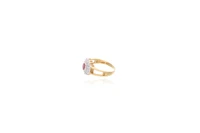 Anello con diamanti e rubino - Asta preziosi Anello con diamanti e rubino - Asta preziosi