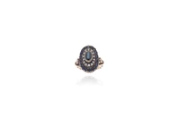 Anello con diamanti e zaffiri - Asta preziosi Anello con diamanti e zaffiri - Asta preziosi