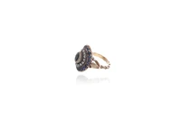Anello con diamanti e zaffiri - Asta preziosi Anello con diamanti e zaffiri - Asta preziosi
