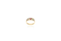 Anello con rubini smeraldi e diamanti - Asta preziosi Anello con rubini smeraldi e diamanti - Asta preziosi