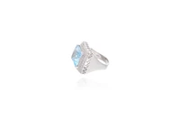 Anello con topazio e diamanti - Asta preziosi Anello con topazio e diamanti - Asta preziosi