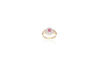 Anello con diamanti e rubino - Asta preziosi Anello con diamanti e rubino - Asta preziosi