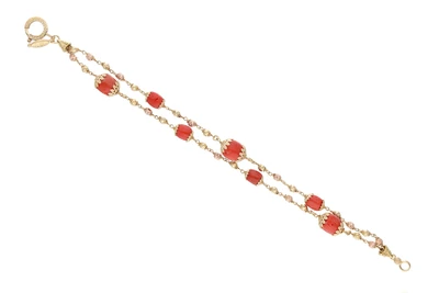 Sun Day, bracciale con coralli - Asta preziosi Sun Day, bracciale con coralli - Asta preziosi