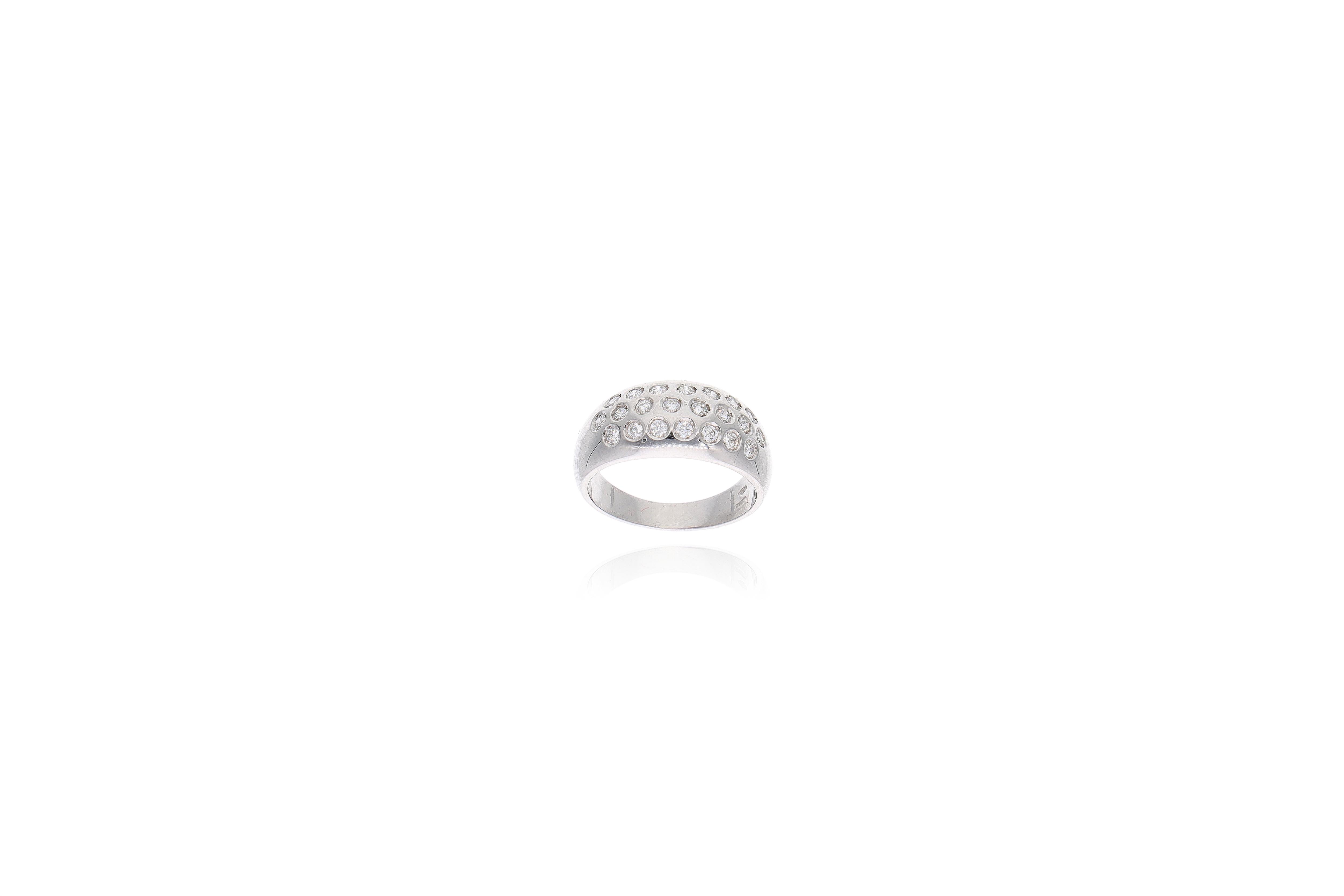Anello con diamanti - Asta preziosi