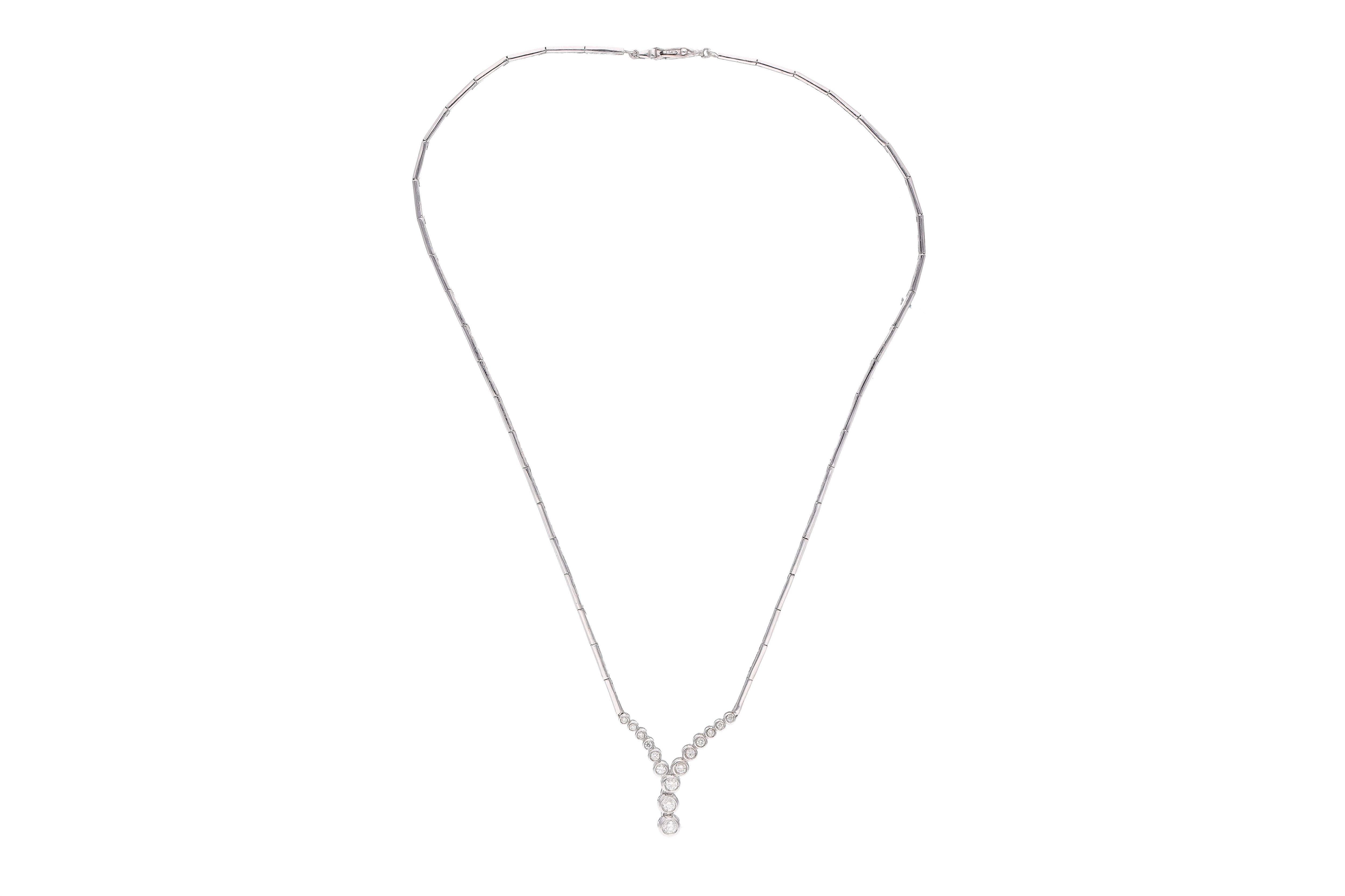 Collana con diamanti - Asta preziosi