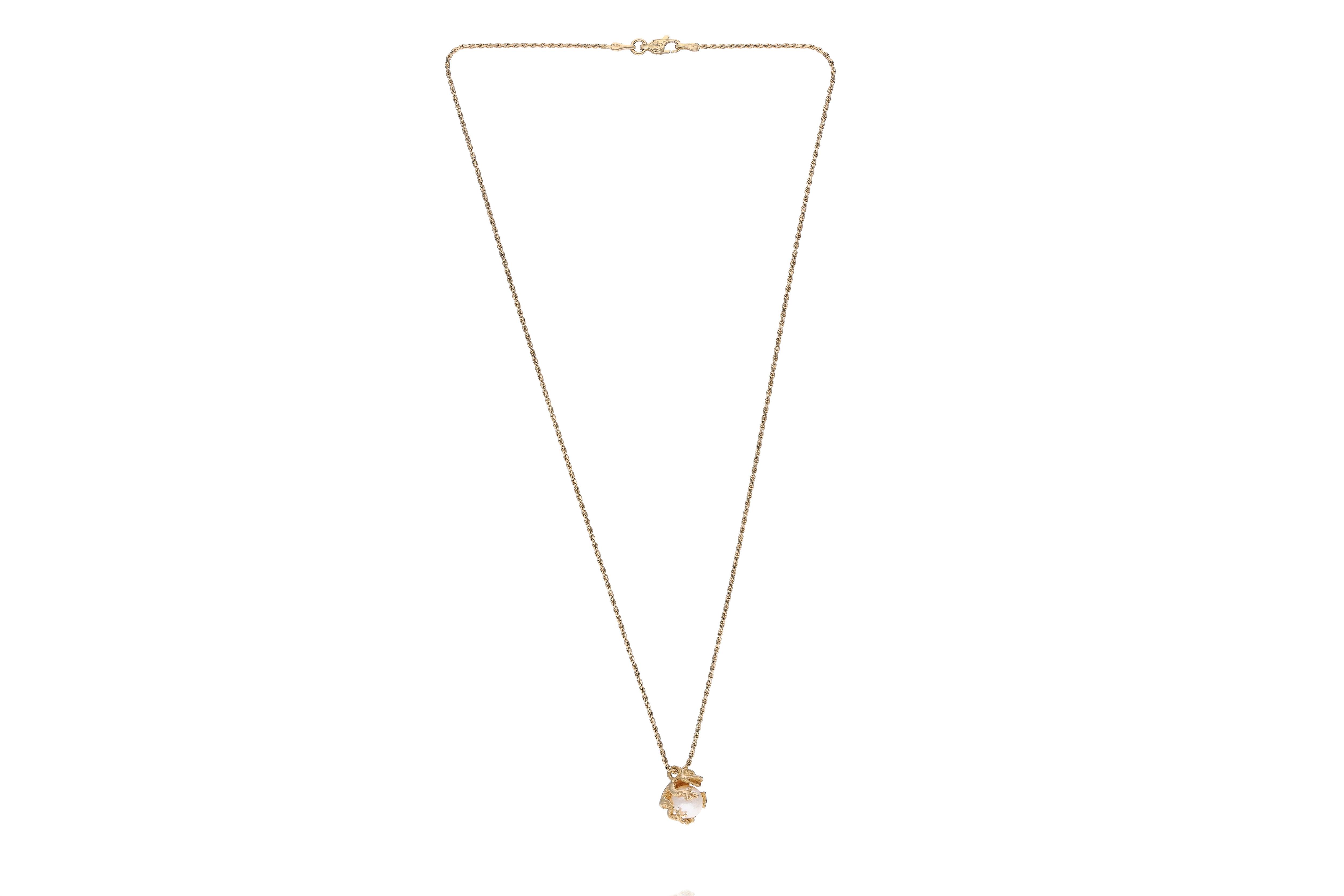 Collana con perla coltivata - Asta preziosi