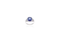 Anello con diamanti e pietra - Asta Preziosi Anello con diamanti e pietra - Asta Preziosi