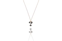 Collana, ciondolo con diamanti neri e pietre - Asta Preziosi Collana, ciondolo con diamanti neri e pietre - Asta Preziosi