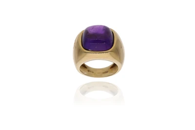 Anello con ametista - Asta Preziosi