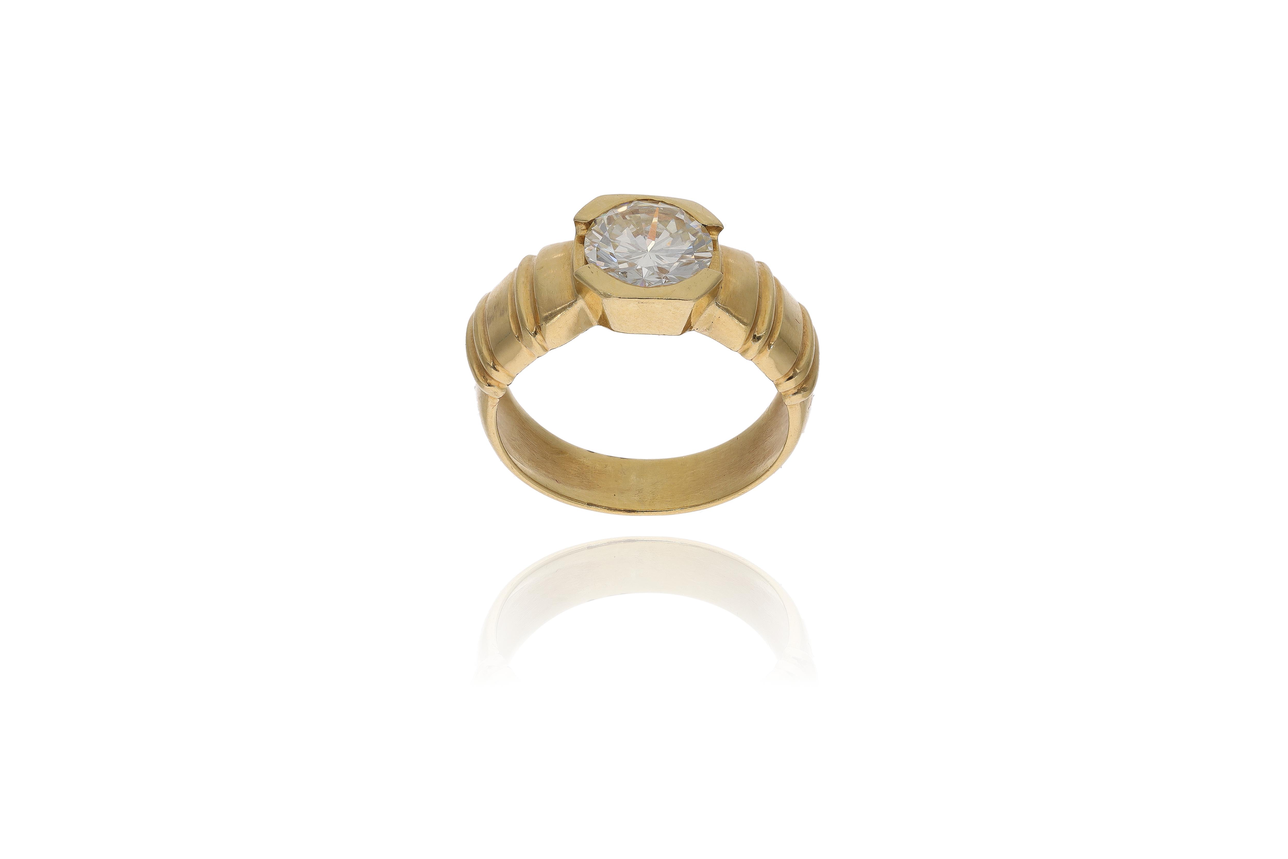 Anello con diamante - Asta Preziosi
