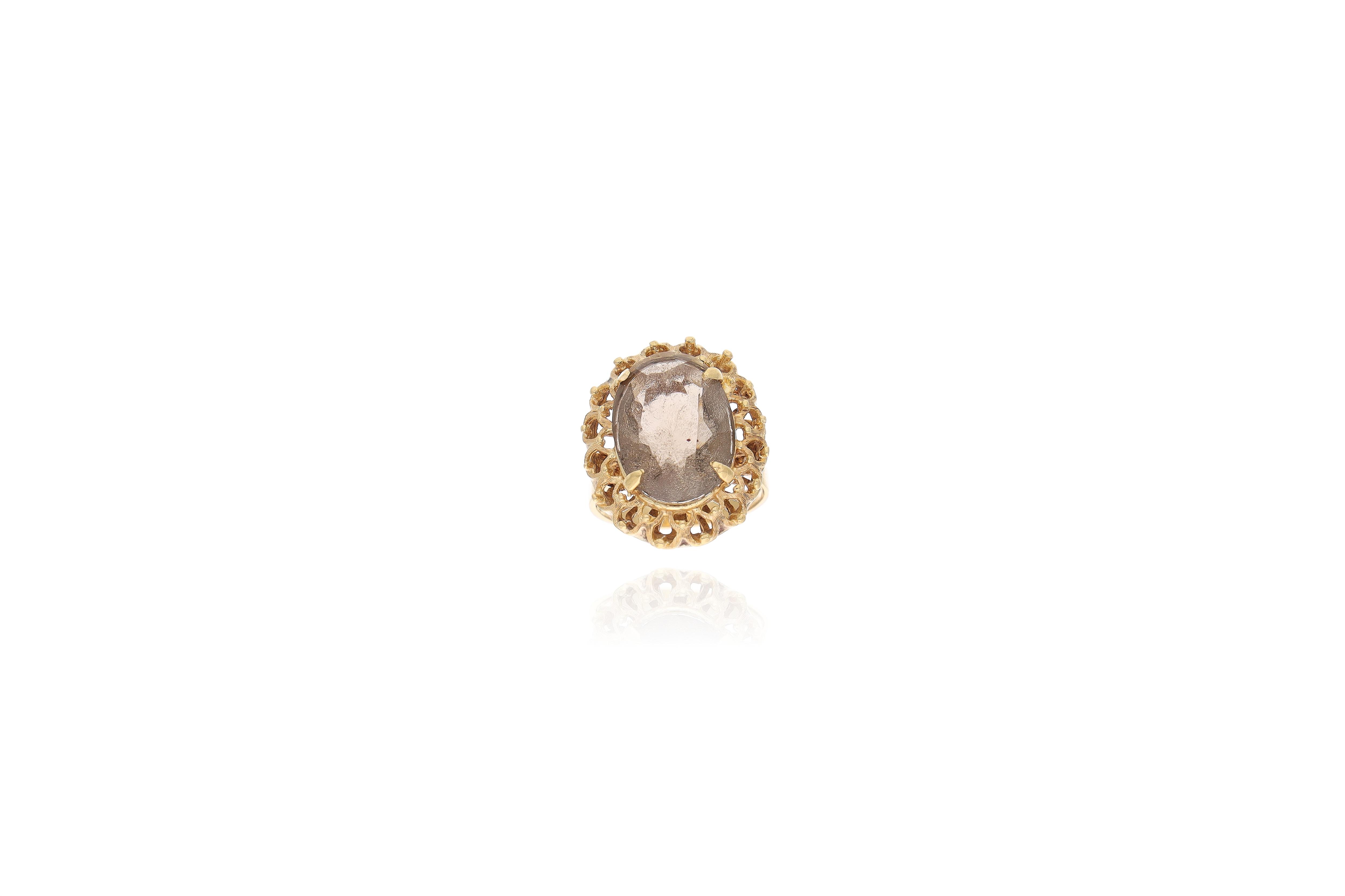 Anello con quarzo - Asta Preziosi