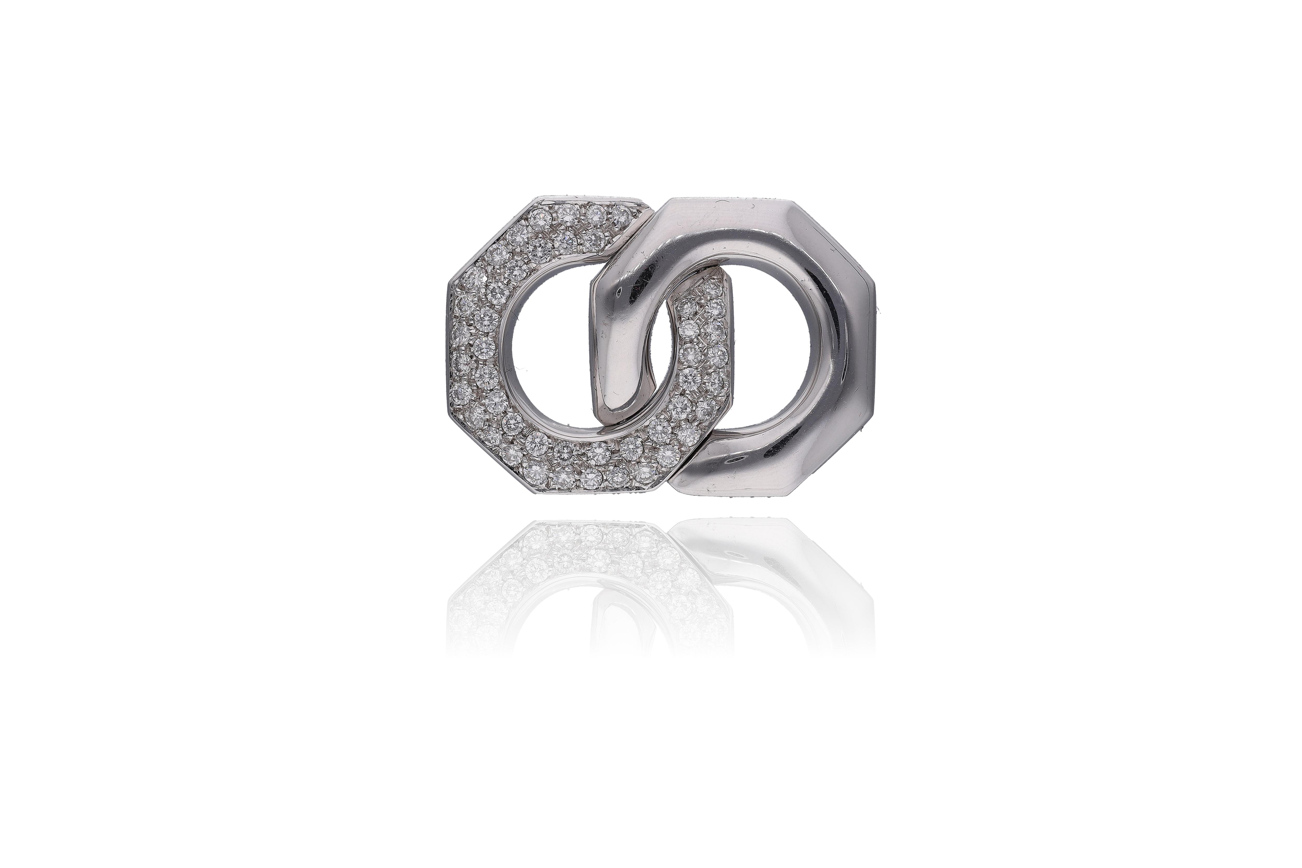 Audemars Piguet, ferma foulard con diamanti - Asta Preziosi