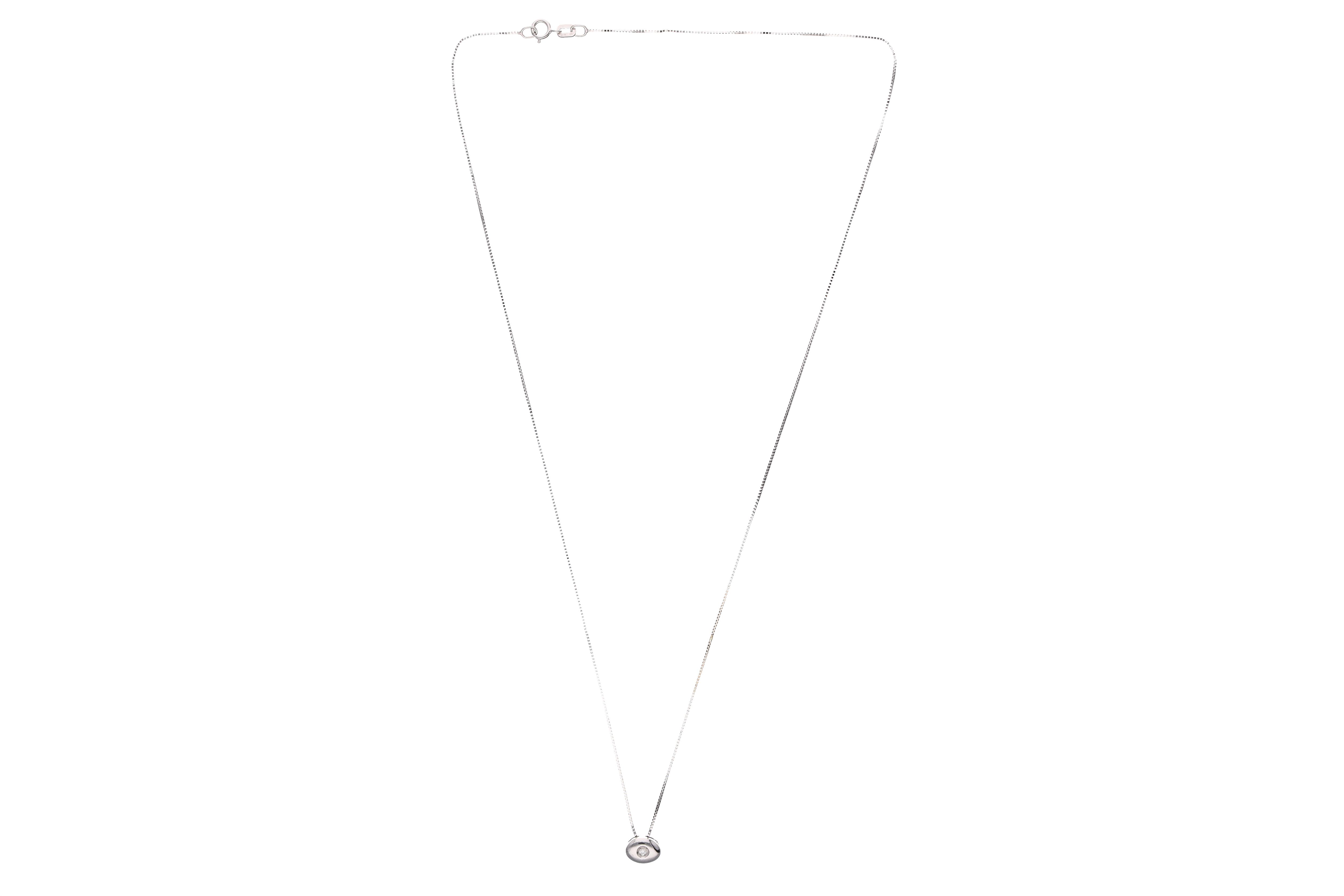 Collana con diamante - Asta Preziosi