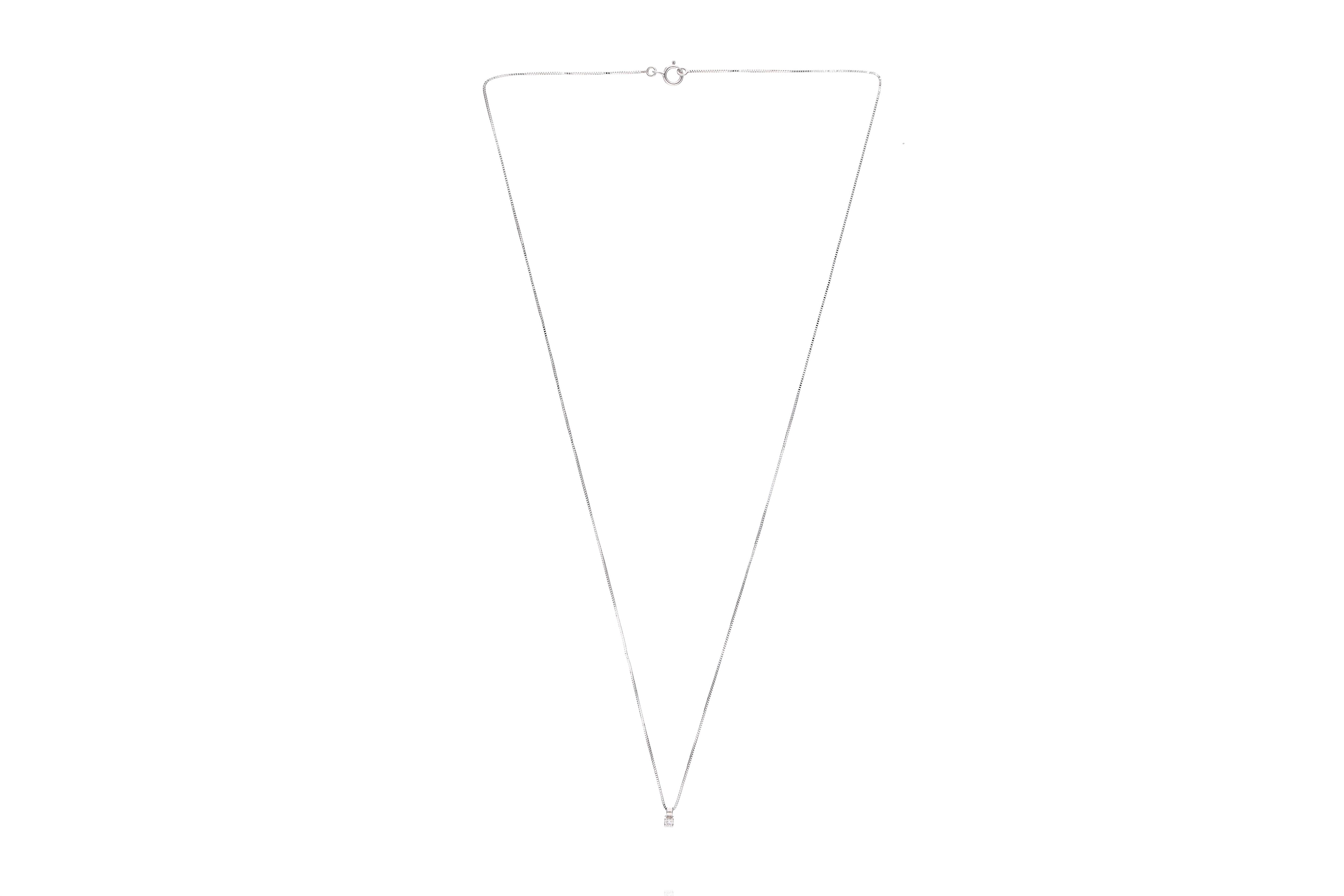Collana con diamante - Asta Preziosi