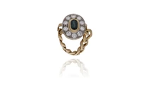 Anello con diamanti e zaffiro - Asta Preziosi Anello con diamanti e zaffiro - Asta Preziosi