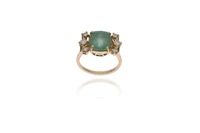 Anello con smeraldo e diamanti - Asta Preziosi Anello con smeraldo e diamanti - Asta Preziosi