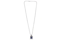 Collana con diamanti e zaffiro - Asta Preziosi Collana con diamanti e zaffiro - Asta Preziosi