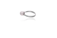 Mikawa, anello con perla coltivata e diamanti - Asta Preziosi Mikawa, anello con perla coltivata e diamanti - Asta Preziosi