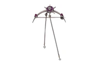 Spilla con microperle, diamante, rubini e pietre - Asta Preziosi Spilla con microperle, diamante, rubini e pietre - Asta Preziosi