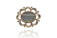 Spilla con opale e diamanti - Asta Preziosi Spilla con opale e diamanti - Asta Preziosi