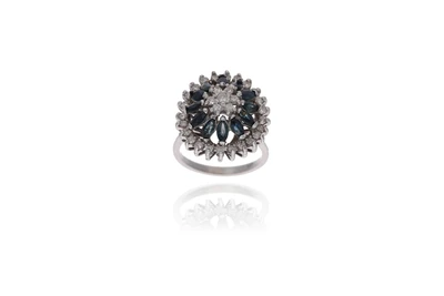 Anello con zaffiro e diamanti - Asta Preziosi Anello con zaffiro e diamanti - Asta Preziosi