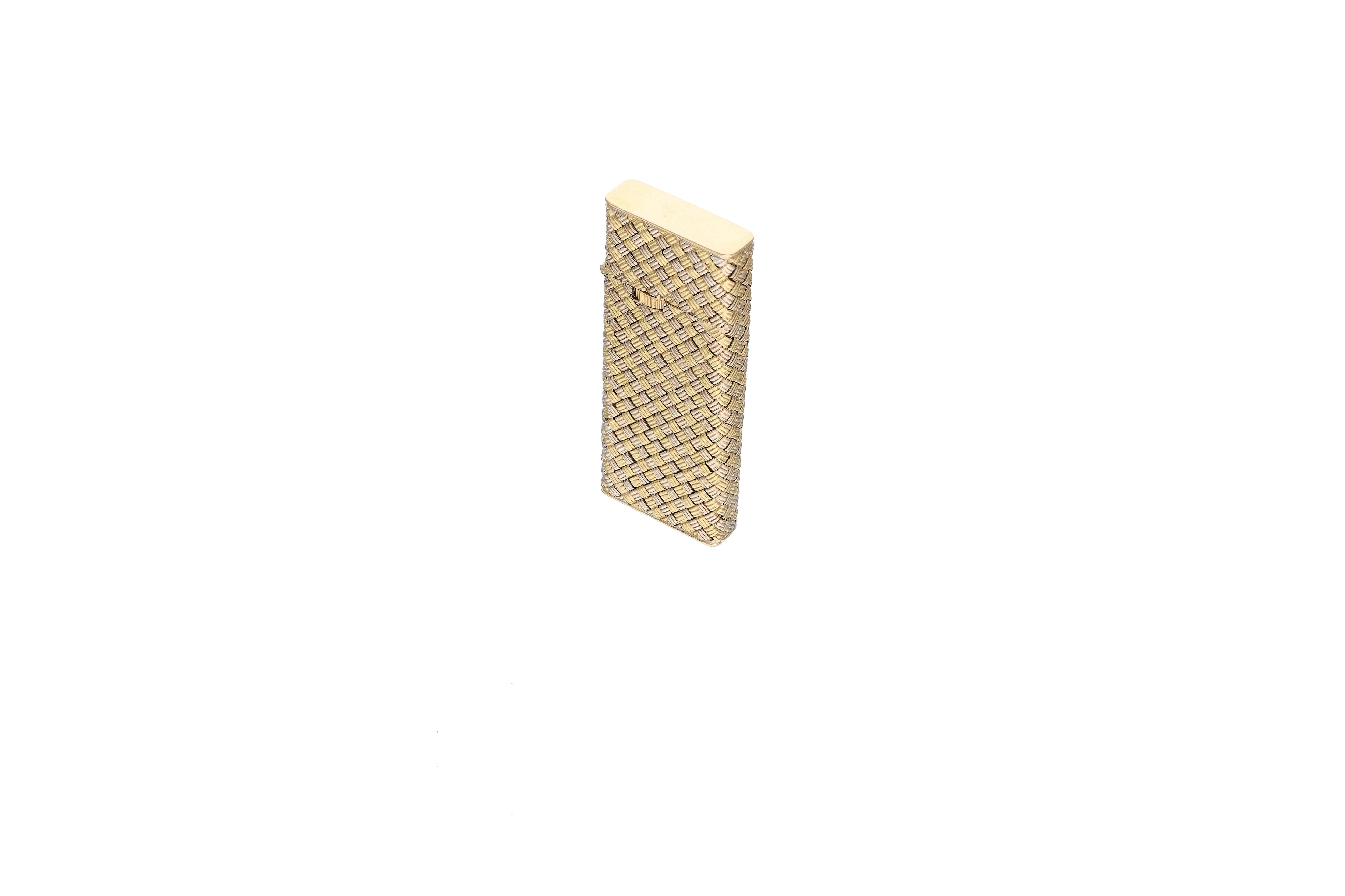 Accendino con porta accendino in oro - Asta Preziosi