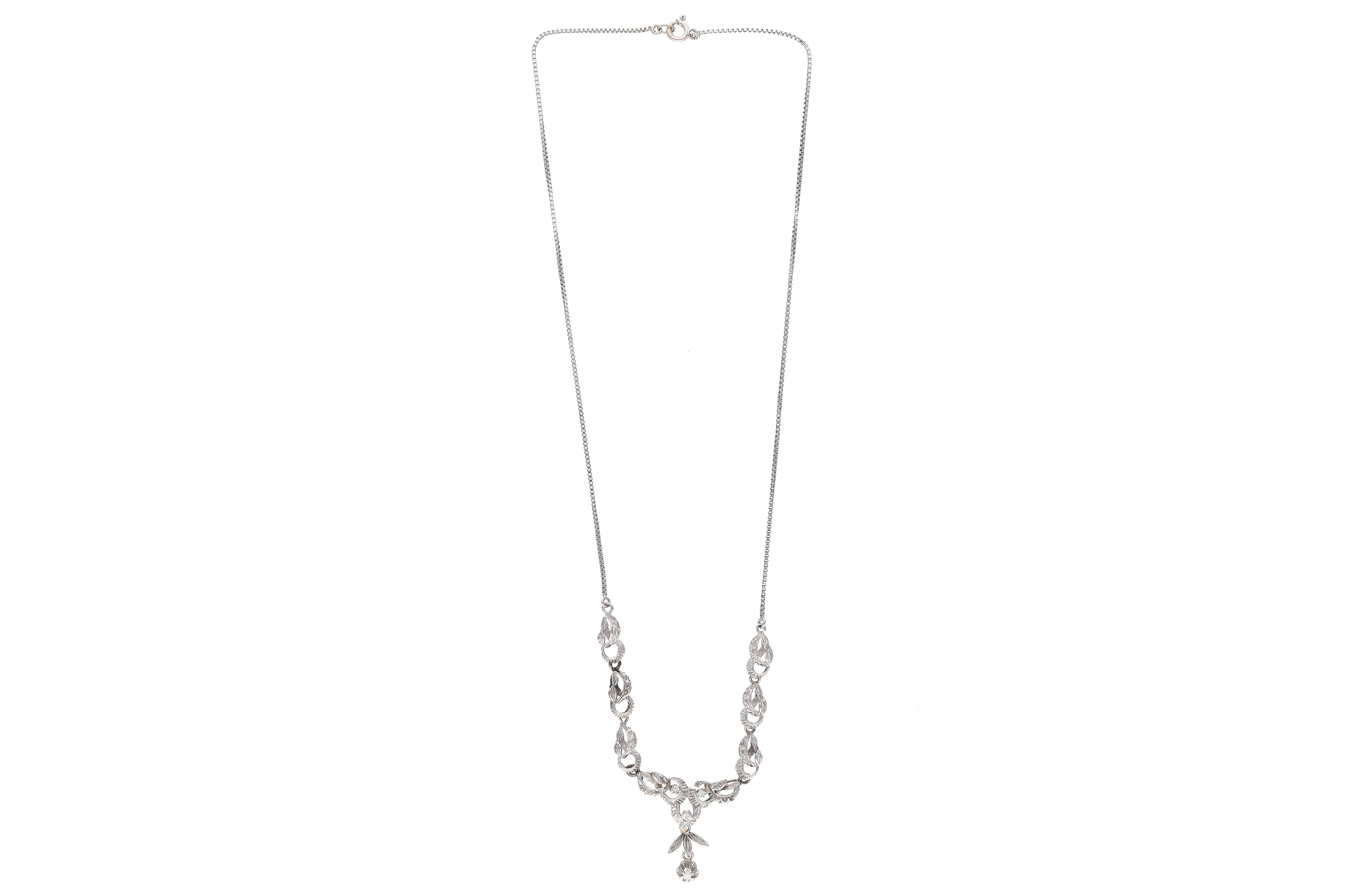 Collana con diamanti - Asta Preziosi