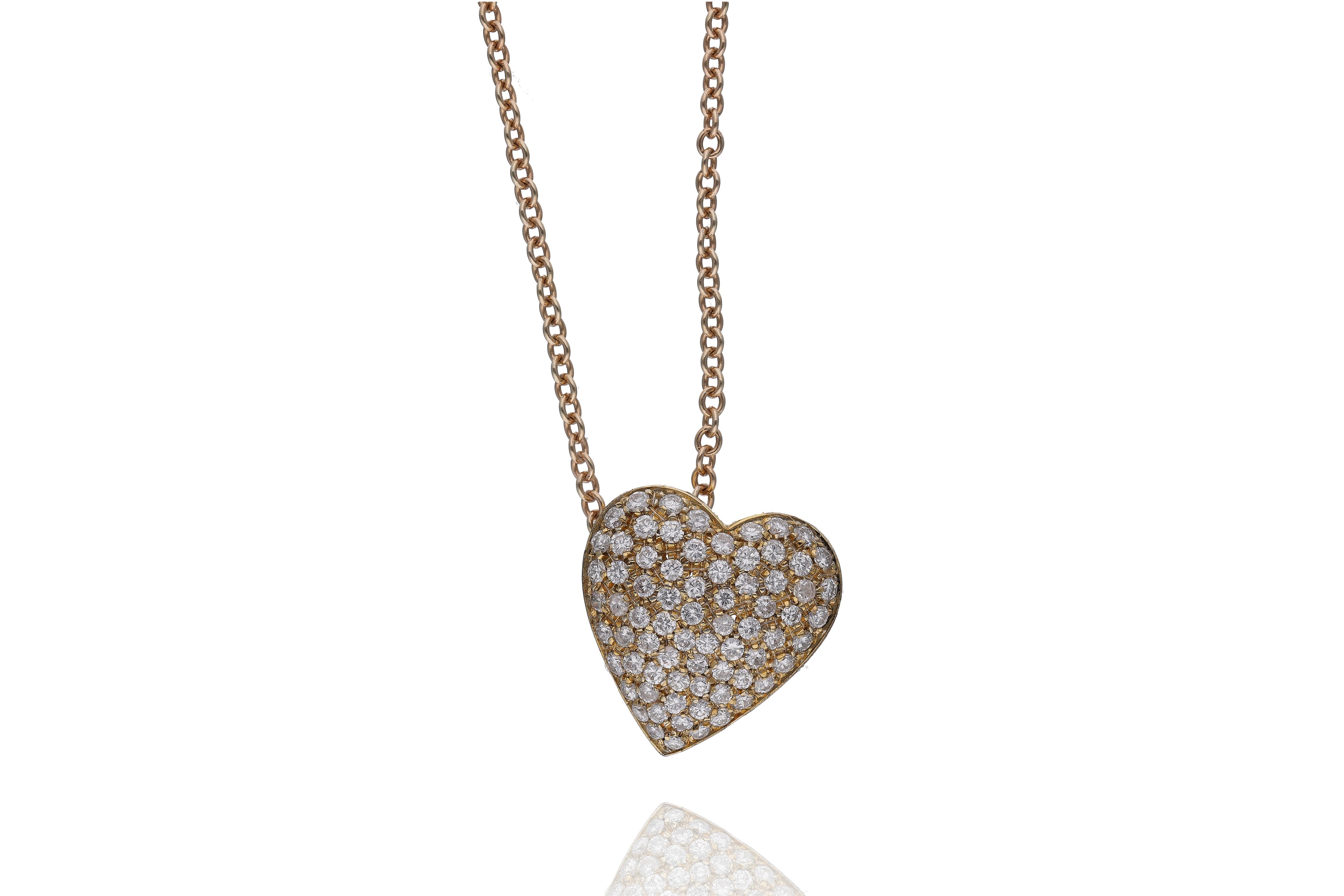Collana e ciondolo con diamanti - Asta Preziosi