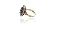 Anello con smeraldo e diamanti - Asta Preziosi Anello con smeraldo e diamanti - Asta Preziosi