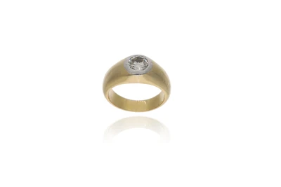 Anello con diamante - Asta Preziosi