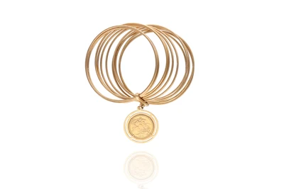 Bracciale con pendente in oro - Asta Preziosi