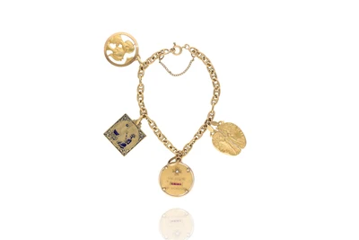 Bracciale con pendenti in oro - Asta Preziosi