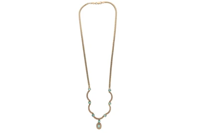 Collana con smeraldi e diamanti - Asta Preziosi