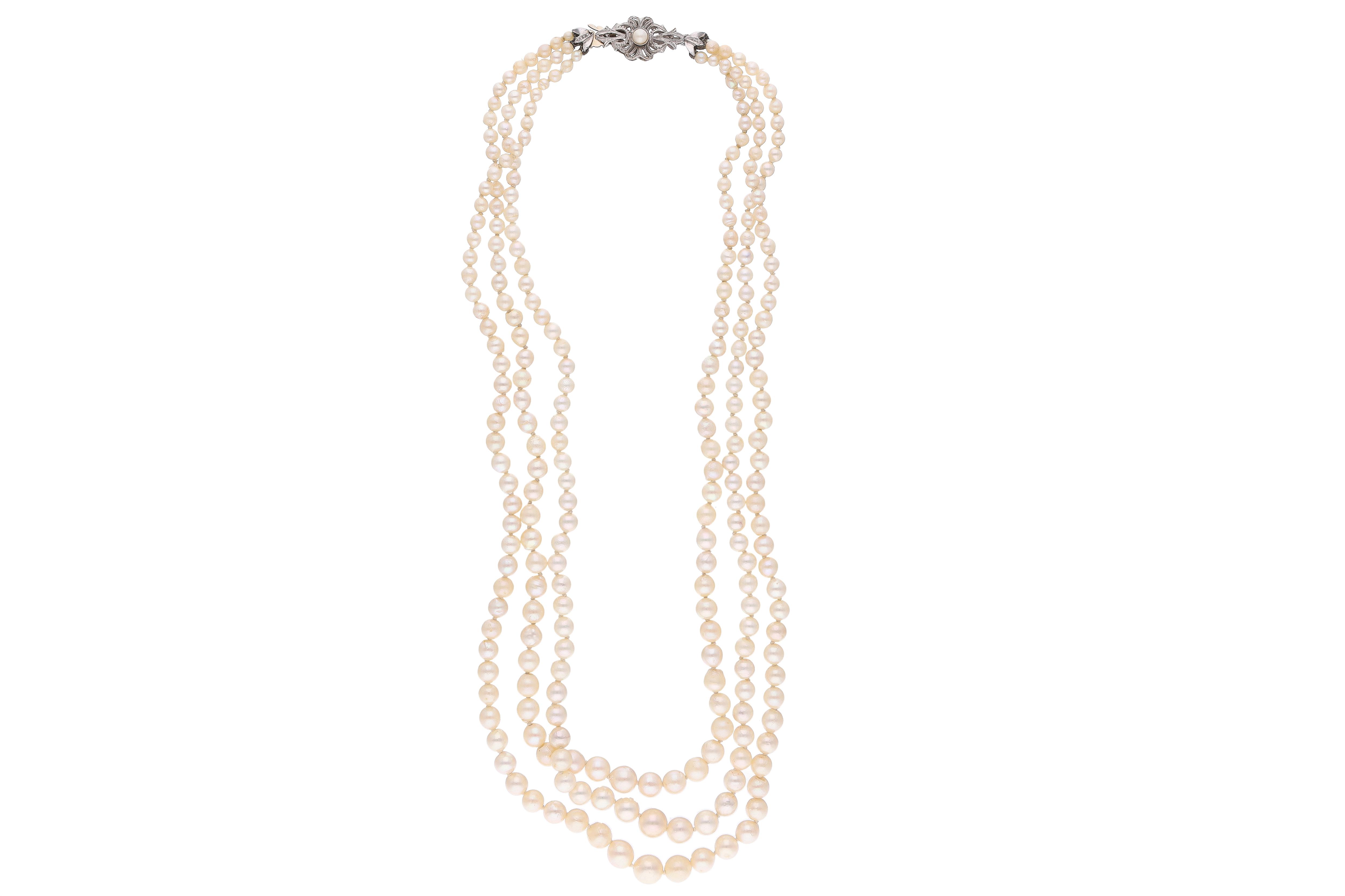 Collana di perle coltivate - Asta Preziosi