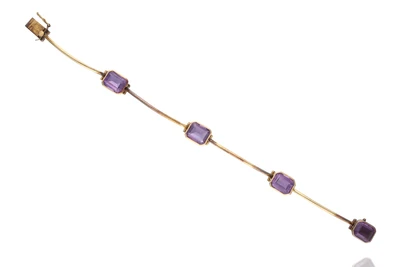 Bracciale con ametiste - Asta Preziosi