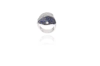 Anello con zaffiri, diamanti e pietre - Asta Preziosi Anello con zaffiri, diamanti e pietre - Asta Preziosi