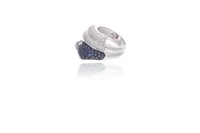 Anello con zaffiri, diamanti e pietre - Asta Preziosi Anello con zaffiri, diamanti e pietre - Asta Preziosi