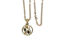 Collana con ciondolo con zaffiri - Asta Preziosi Collana con ciondolo con zaffiri - Asta Preziosi