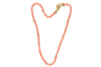 Collana di coralli e diamanti - Asta Preziosi