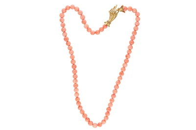 Collana di coralli e diamanti - Asta Preziosi