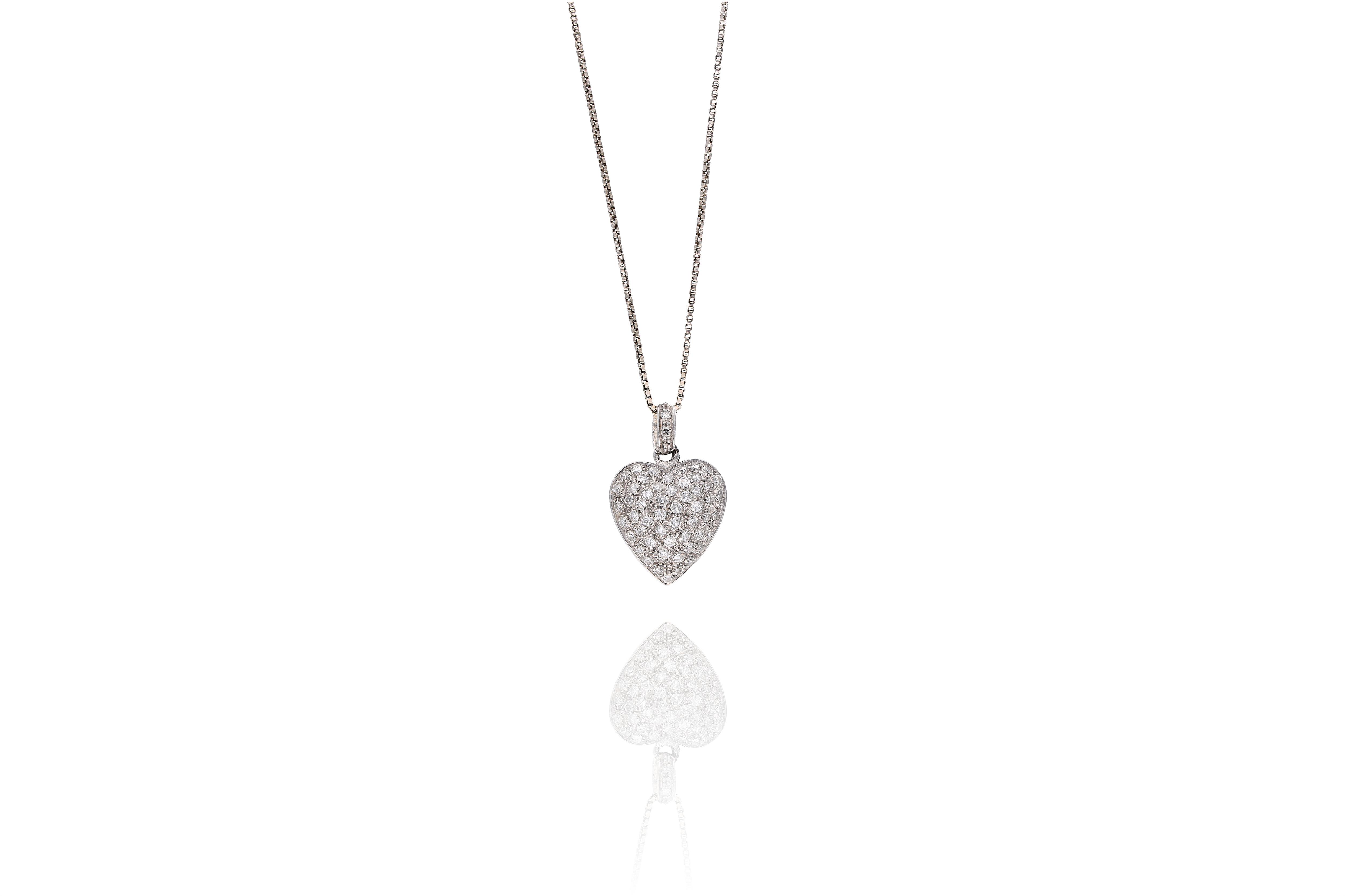 Collana con ciondolo con diamanti - Asta Preziosi