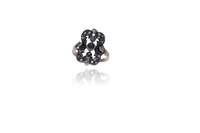 Anello con diamanti e zaffiri - Asta Preziosi