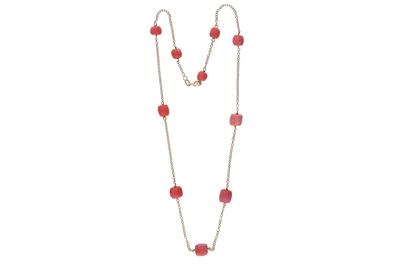 Collana con corallo - Asta Preziosi